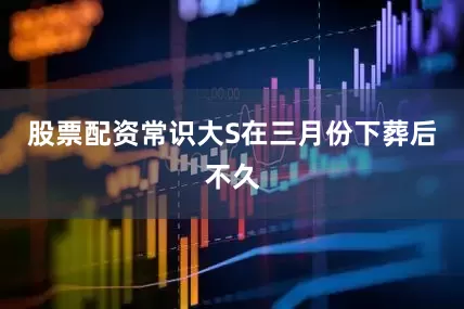 股票配资常识大S在三月份下葬后不久