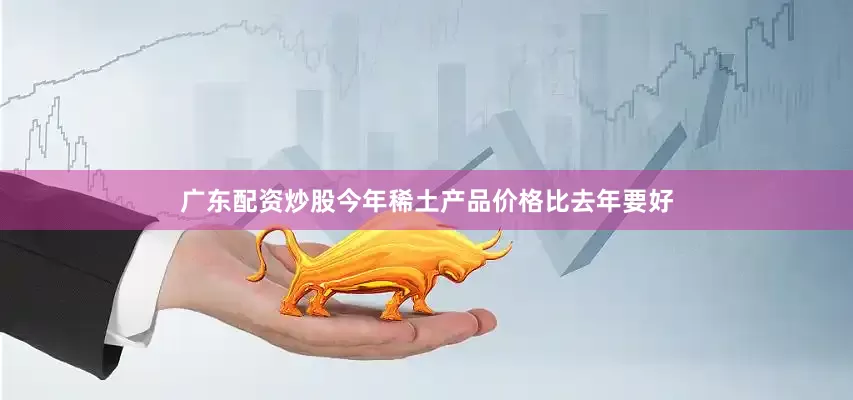 广东配资炒股今年稀土产品价格比去年要好